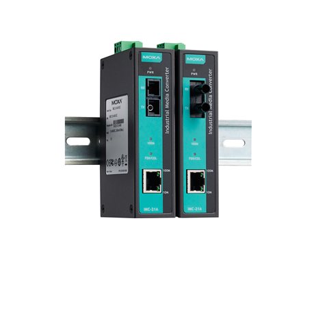 ME Fast-Ethernet IMC-21 Multi, ST Moxa IMC-21A-M-ST