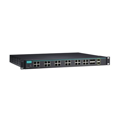 Core switch ICS-G7500A 26-Port Front T Moxa ICS-G7526A-2XG-HV-HV-T
