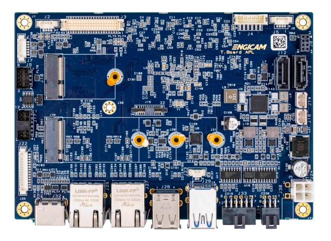ENGICAM T.BOARD APL High Performance 3.5’’ Single Board Computer based on Intel Atom® Apollo Lake processor series. Model 0026800374E76A