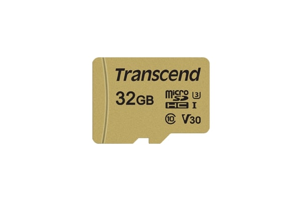 Memory 32GB microSD w/ adapter UHS-I U3, MLC TS32GUSD500S