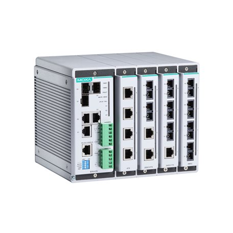 Compact Modular Managed Ethernet Switch EDS-600 19-port Moxa EDS-619