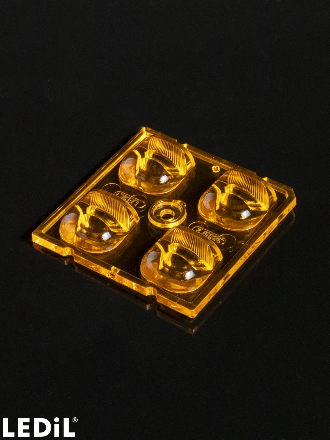 Lens Ledil C18605_AMBER-2X2-T4 | Melchioni Electronics