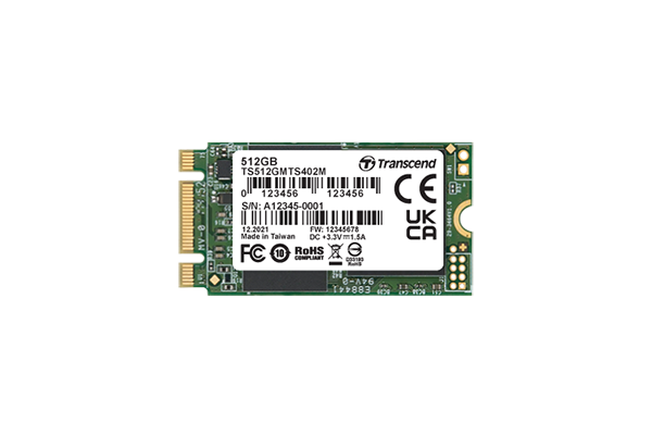 128GB, M.2 2242 SSD, SATA3 B+M Key, MLC WD-15, Wide Temp