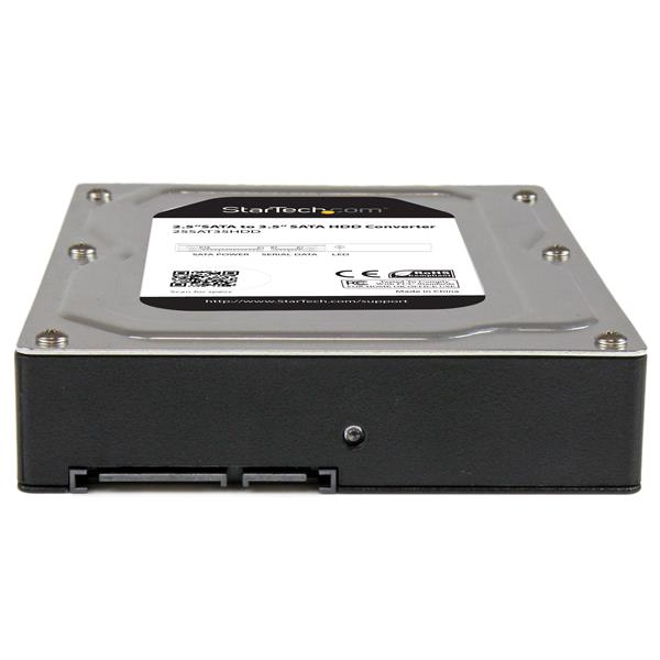 Startech.com 25SAT35HDD 2.5" to 3.5" SATA HDD/SSD Adapter Enclosure - External Hard Drive Converter with HDD/SSD Height up to 12.5mm (25SAT35HDD)
