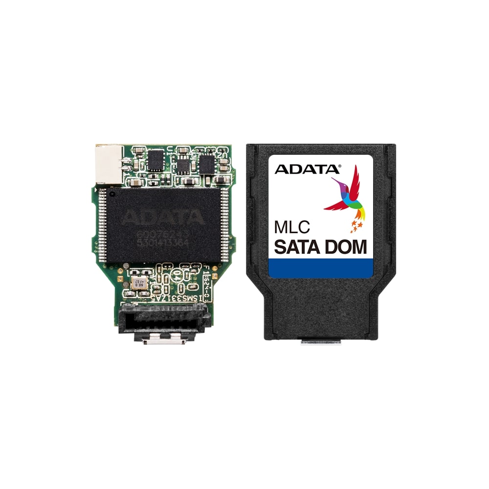 Memoria Adata SATA DOM MLC 008G 0~70°C 3K PE cycle Horizontal, with HSG DRAM Less ISMS331-008GMH_14460122
