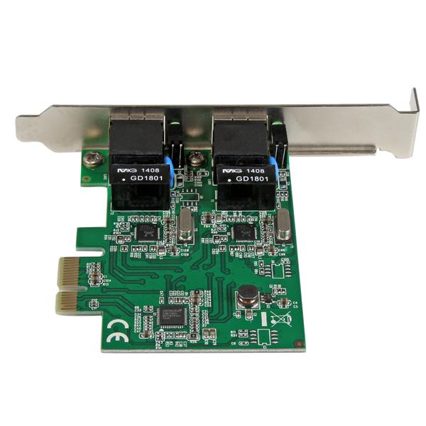 Startech.com ST1000SPEXD4 Dual Port PCIe Network Card - Low Profile - RJ45 Port - Realtek RTL8111H Chipset - Ethernet Network Card - Dual Port Gigabit NIC (ST1000SPEXD4)