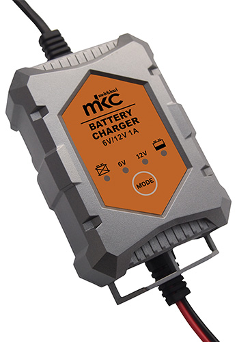 MKC PL-001P  6V/12V 1AMP. LEA Battery charger for lead-acid batteries 6/12v  1A