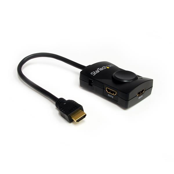 Sdoppiatore video HDMI a 2 porte con audio-Alimentato via USB