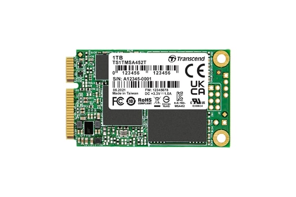 MEMORIA 128GB, mSATA SSD, SATA3, 3D TLC BiCS4, PE: 3K TS128GMSA452T
