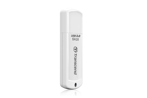 MEMORIA 32GB, USB2.0, Pen Drive, Classic, White TS32GJF370