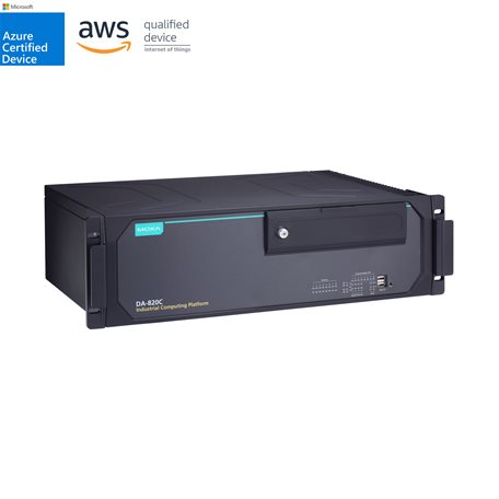 Rackmount Computer DA-800 Wide Temp. without OS. Moxa DA-820C-KL3-HH-T