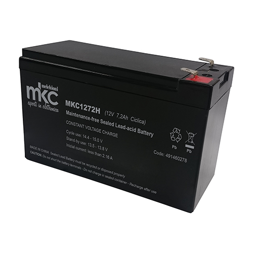 Batteria al piombo ricaricabile 12V 7.2Ah ciclica MKC