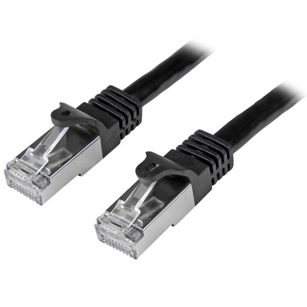 Startech.com N6SPAT2MBK Cavo di rete Cat6 Ethernet Gigabit - Cavo Patch RJ45 SFTP da 2 m - Nero