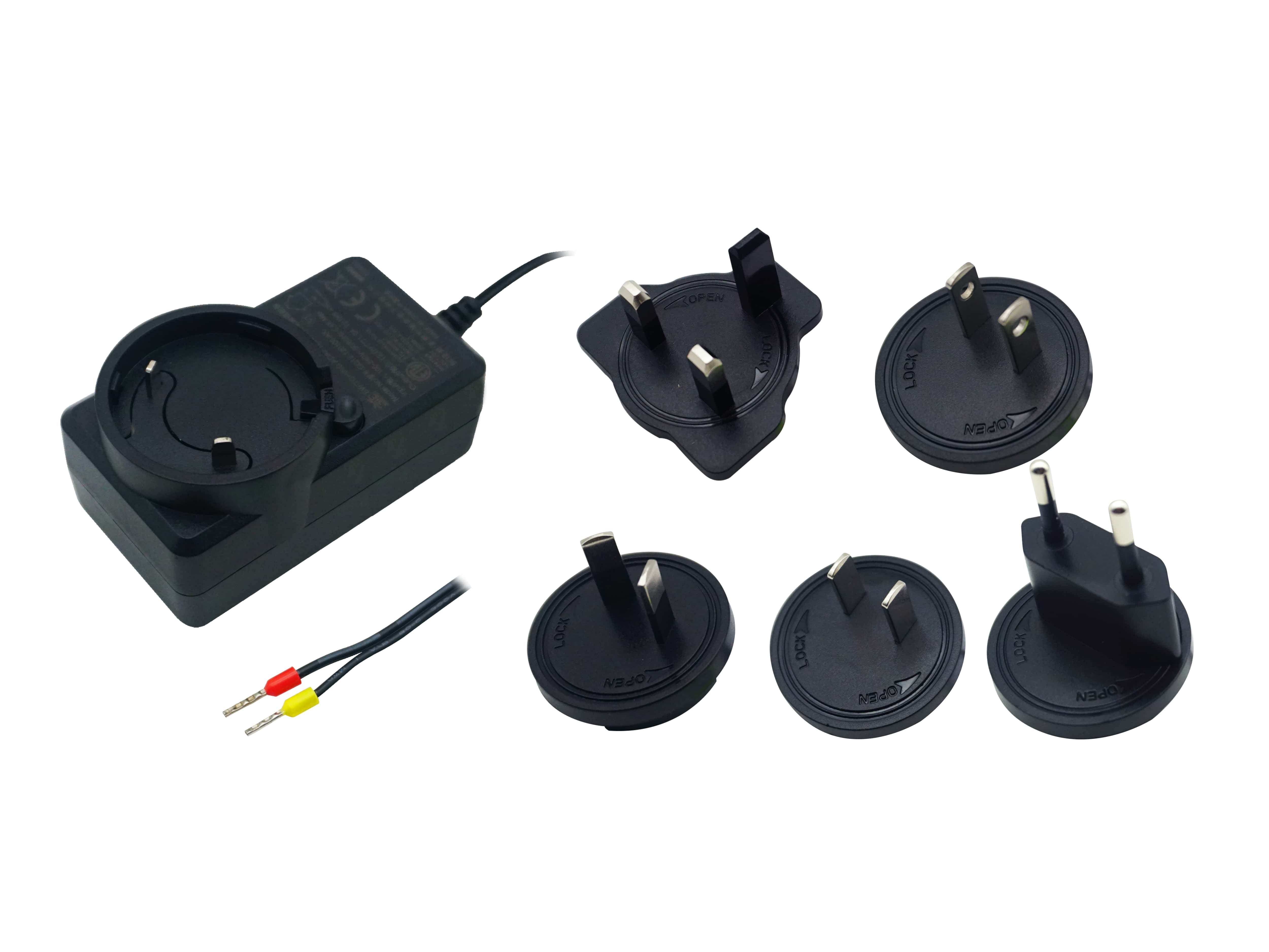 ROBUSTEL S012004 Power Supply S012004: AU plug, input 100 to 240VAC, output 12VDC, 1.0A; ; 1.2mM1000-MP, M1200, R1500, R151x, R3000-LG, R3000, R3000-Quad, R3000-Lite