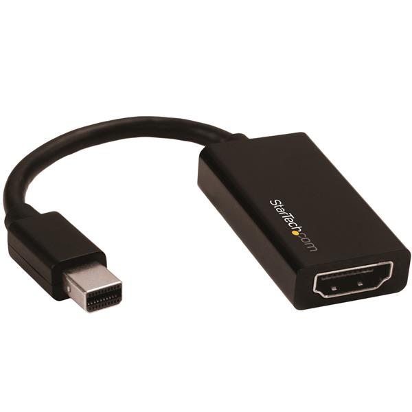 Startech.com MDP2HD4K60S Adattatore da Mini DispalyPort a HDMI 2.0 4K 60Hz - Video Convertitore Attivo da mDP 1.4 a HDMI 2.0 - Dongle Mini DP o Thunderbolt 1/2 Mac/PC a HDMI per Monitor/TV/Display (MDP2HD4K60S)