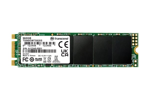 MEMORIA 960GB, M.2 2280 SSD, SATA3 B+M Key, TLC TS960GMTS820S