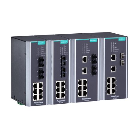 PT DIN-Rail PT-500 8-Port Moxa PT-508-SS-LC-HV