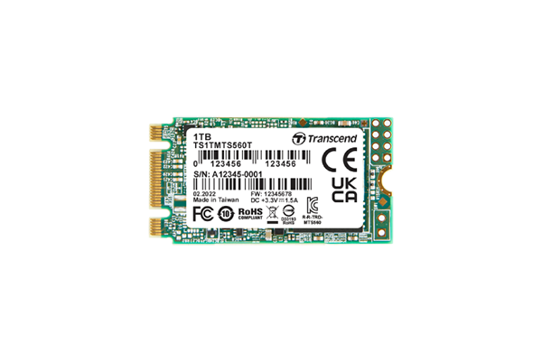 128GB, M.2 2242 SSD, SATA3 B+M Key, 3D TLC BiCS5, DRAM-less, PE: 3K