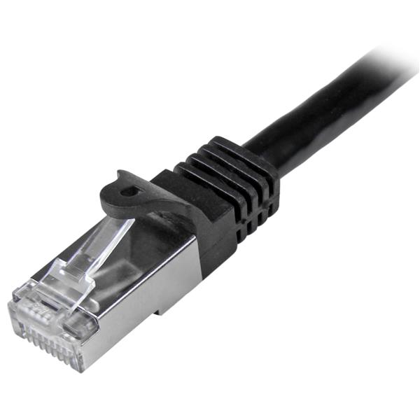 Startech.com N6SPAT2MBK Cavo di rete Cat6 Ethernet Gigabit - Cavo Patch RJ45 SFTP da 2 m - Nero