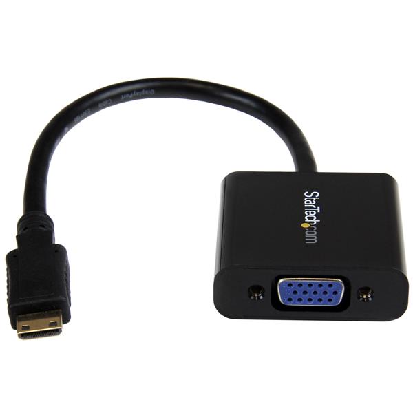Startech.com MNHD2VGAE2 Adattatore convertitore Mini HDMI a VGA per fotocamere/videocamere digitali - 1920x1080 Mini HDMI a VGA HD15 M/F (MNHD2VGAE2)