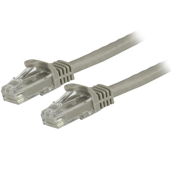 Startech.com N6PATC7MGR Cavo di rete CAT 6 - Cavo Patch Ethernet RJ45 UTP Grigio da 7m antigroviglio - cavo gigabit categoria 6