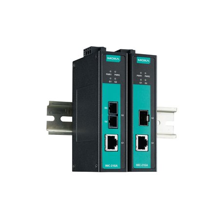 ME Giga-Ethernet IMC-21GA Giga-Single, SC Moxa IMC-21GA-LX-SC-T
