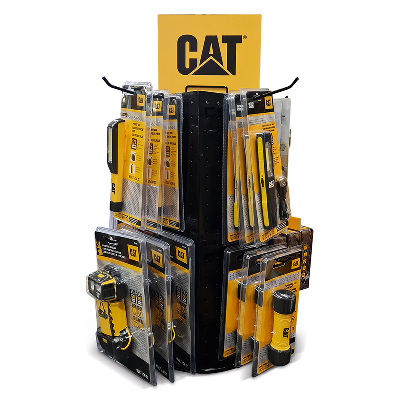 Espositore Torce e Lampade CAT - Illuminazione portatile