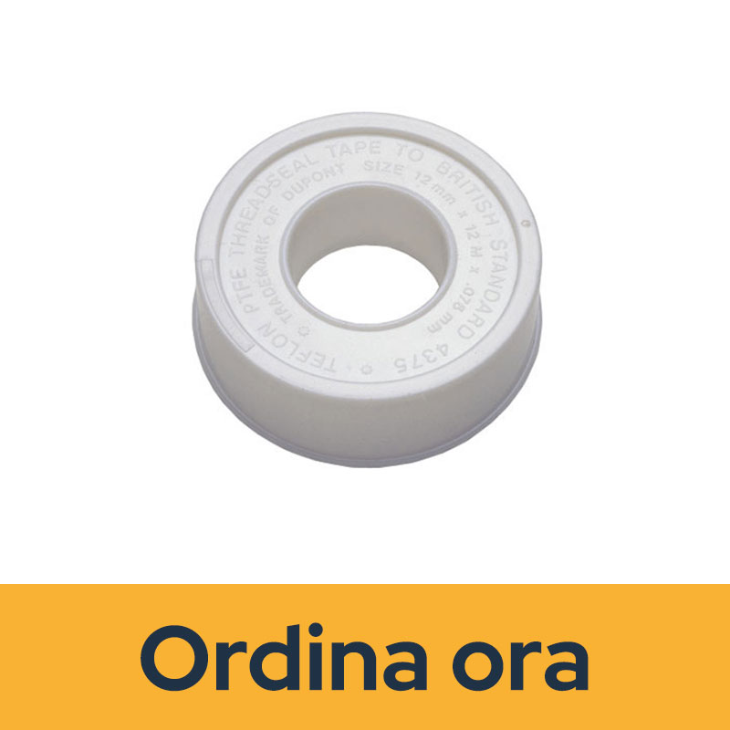 Nastro in teflon PTFE per sigillare i filetti, 10 pezzi